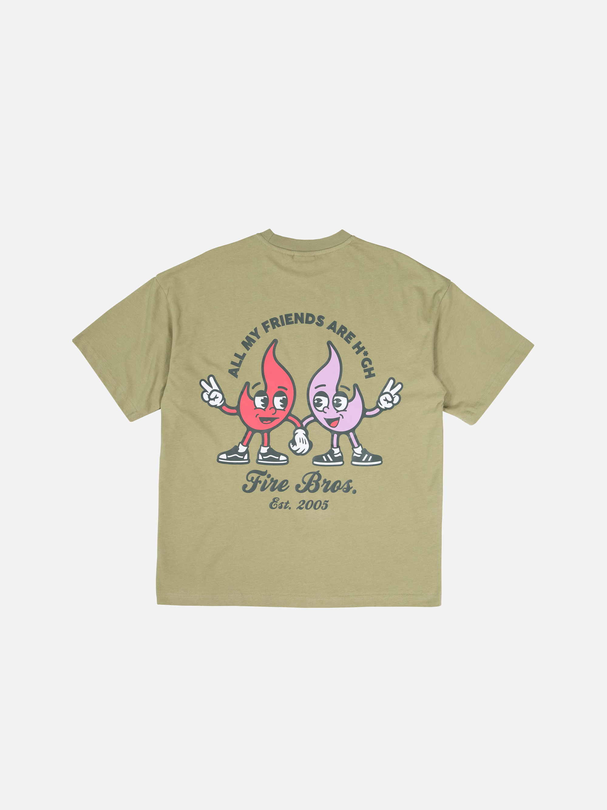 All My Friends Tee Sage