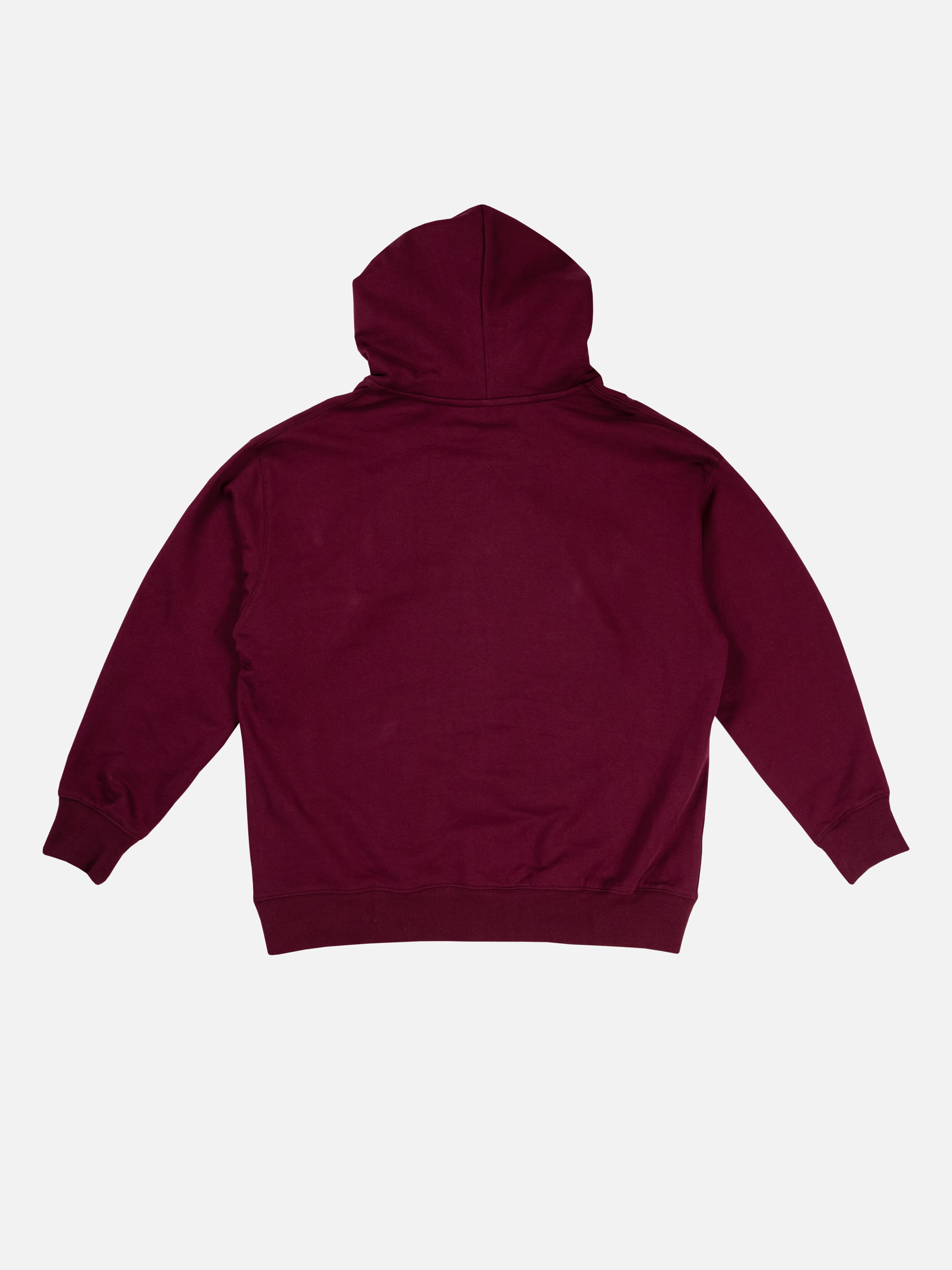 Stickers Hoodie Dark Burgandy