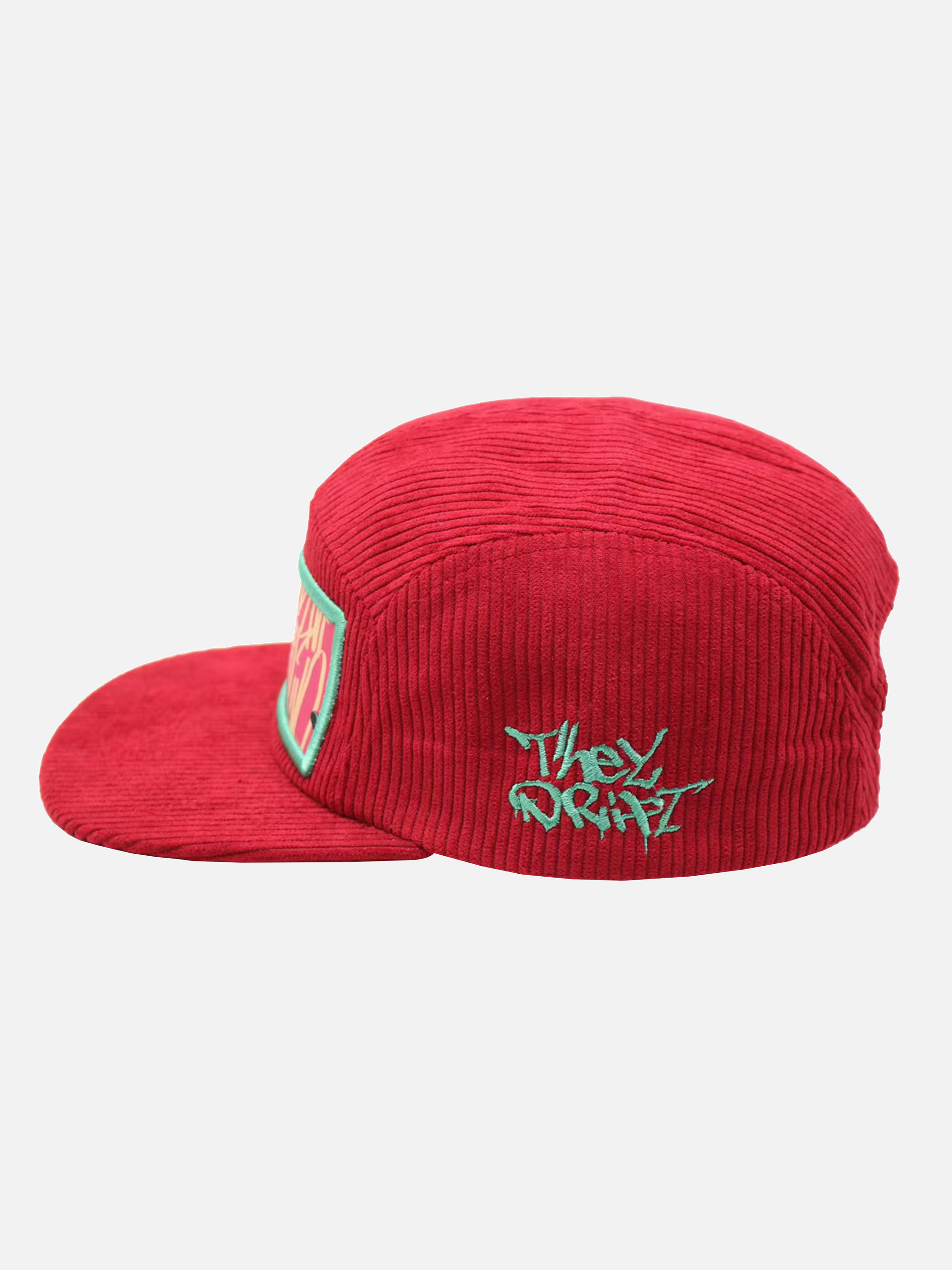 They Drift 5 Panel Cranberry