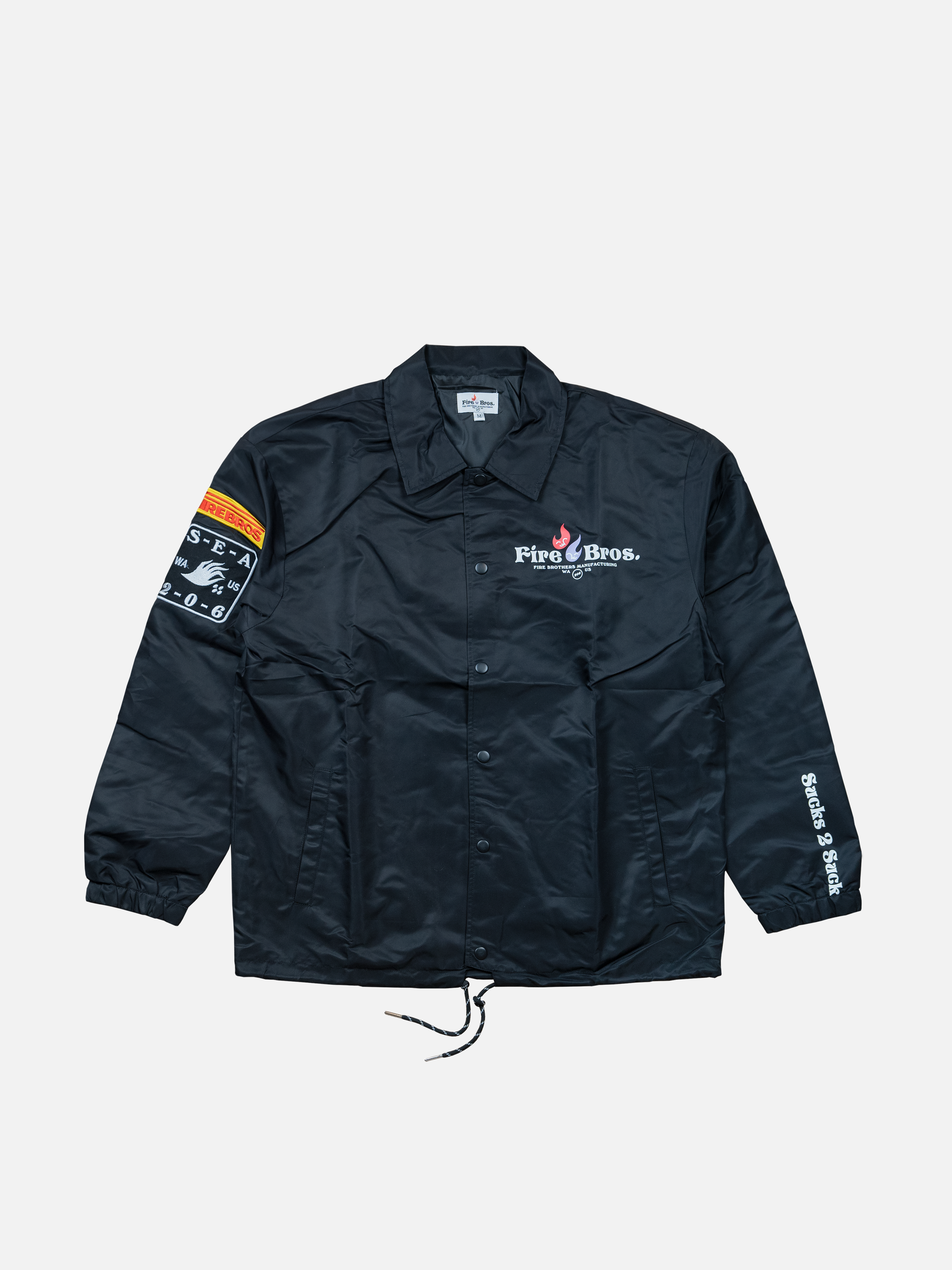 Winners Circle Coaches Jacket Black