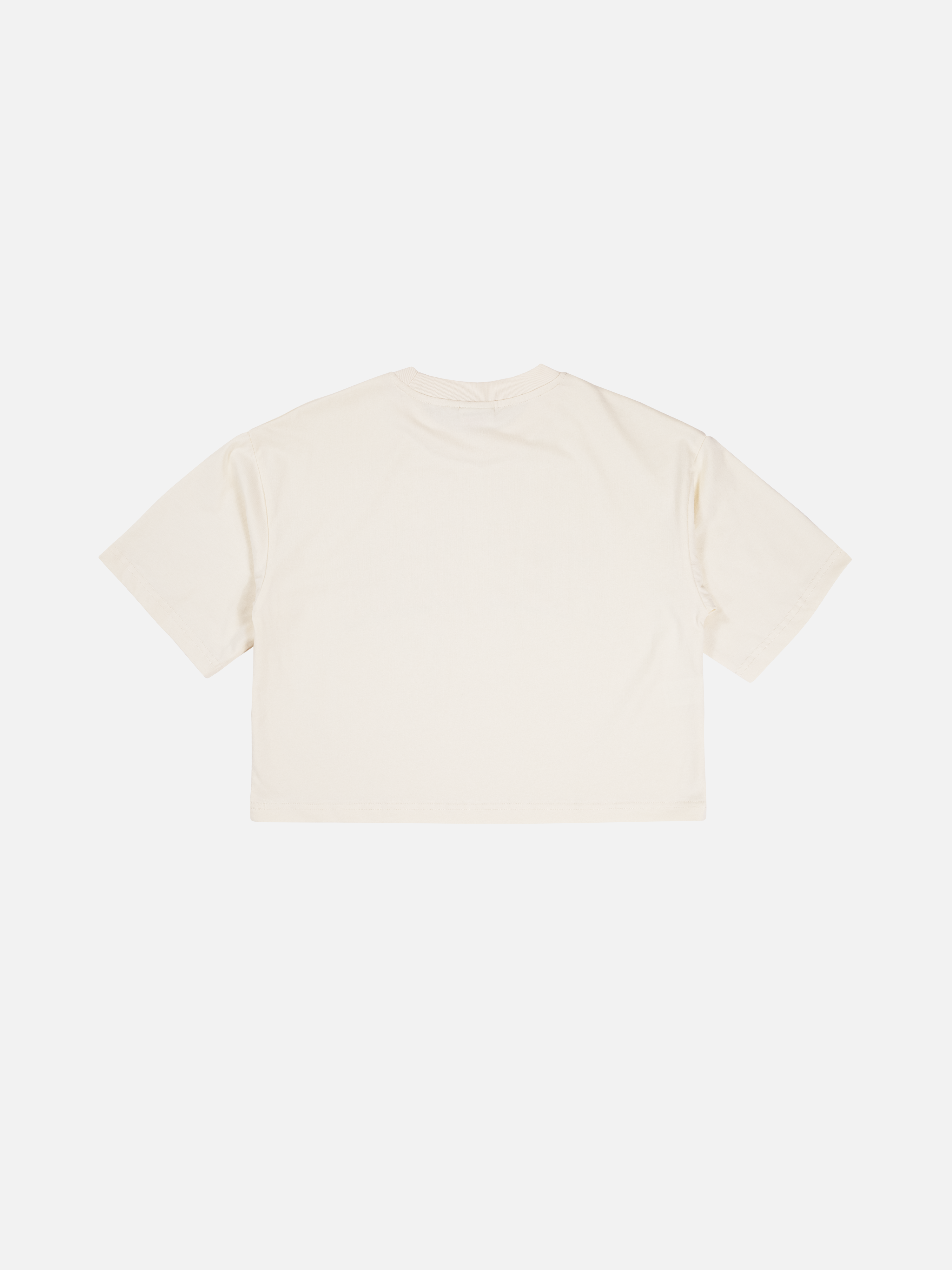 College Arch Tee Off White - Cropped